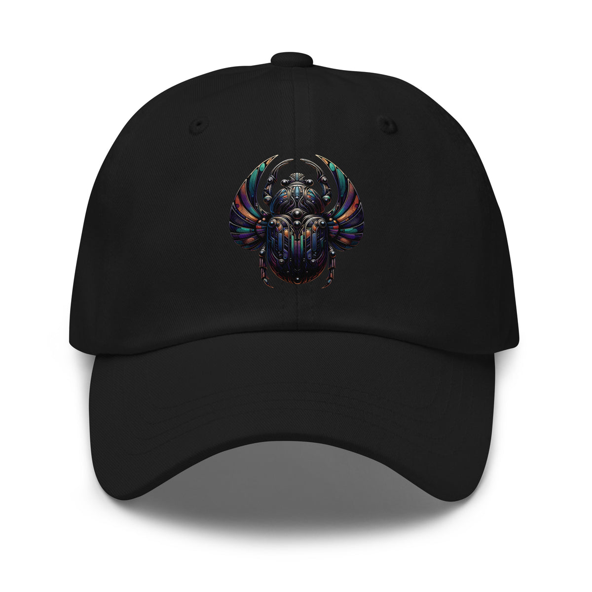 Mechanical Scarab Beetle embroidered dad hat, product image 4