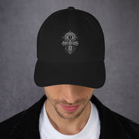 Occult Ankh Symbol embroidered dad hat, product image 3