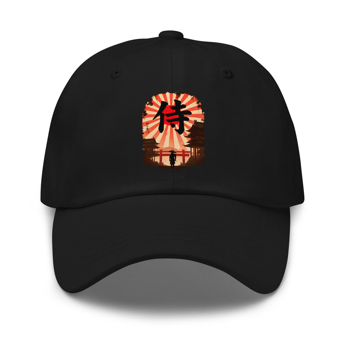 Samurai Warrior embroidered dad hat, product image 1