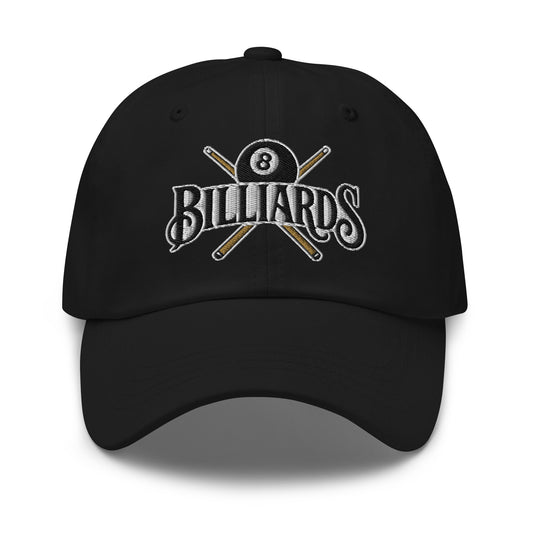 Billiards Pool Hall embroidered dad hat, product image 1