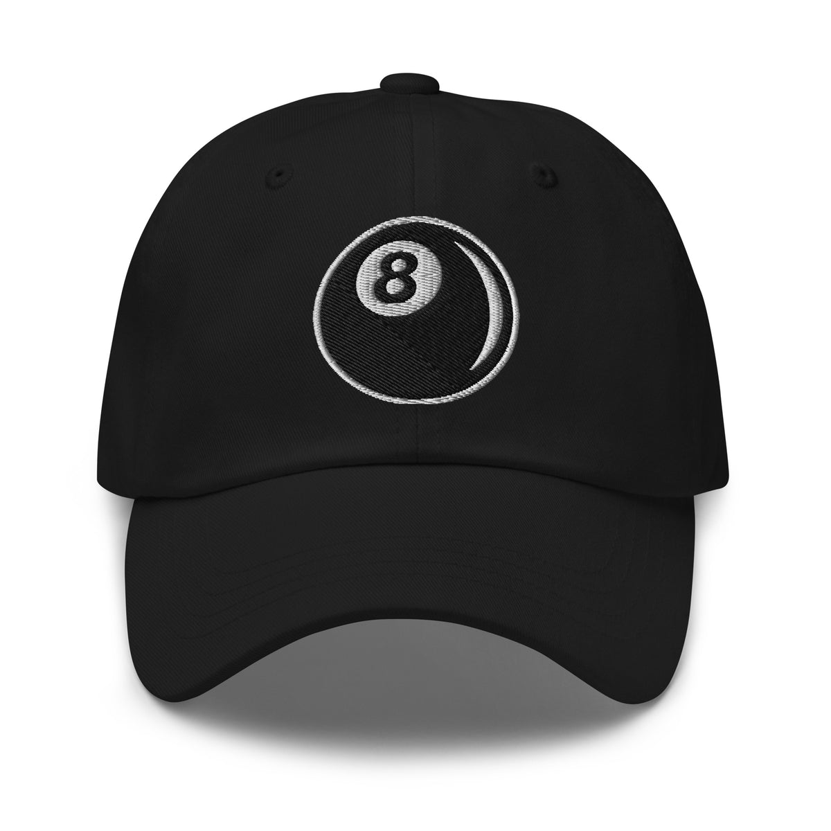 Eight – Ball Billiards embroidered dad hat, product image 1