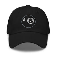 Black Ball Eight – Ball Billiards embroidered dad hat, product image 4