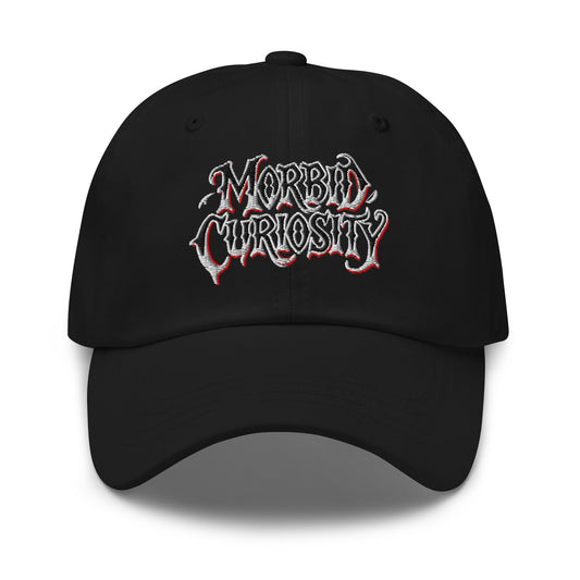 Morbid Curiosity embroidered dad hat, product image 1