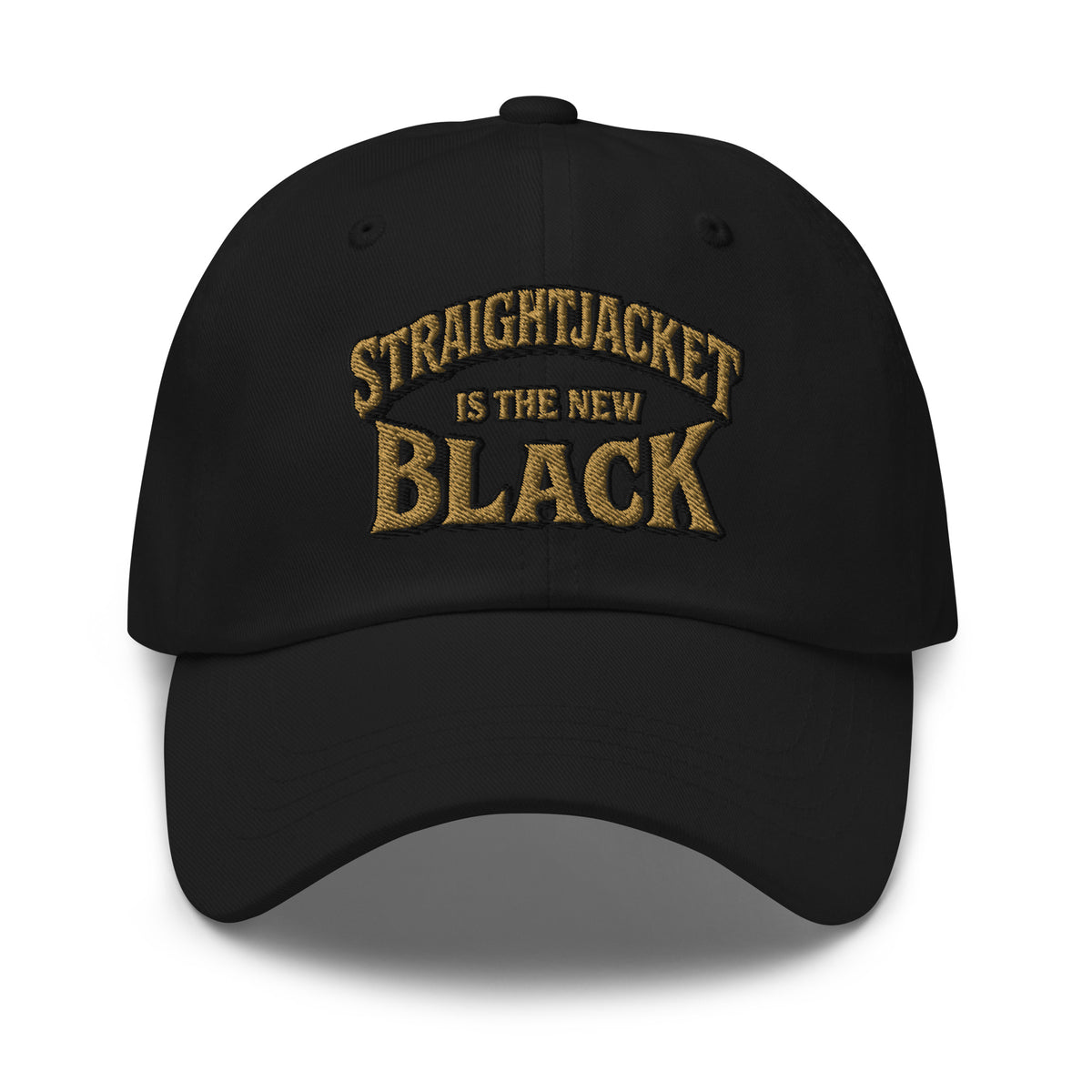 Straightjacket Is the New Black embroidered dad hat, product image 1