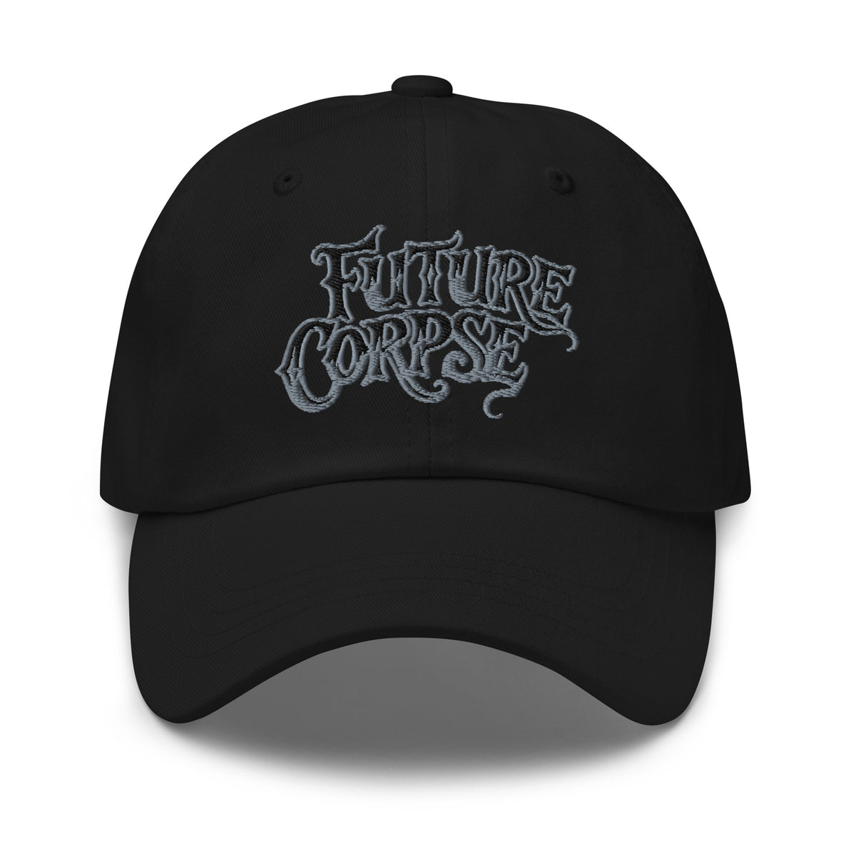 Future Corpse embroidered dad hat, product image 1