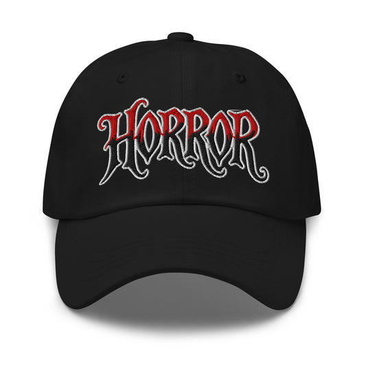 HORROR embroidered dad hat, product image 1