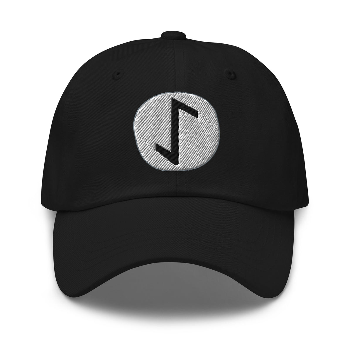 Eihwaz Rune Hat Viking Transformation Symbol Norse Embroidered Dad Cap Gothic Black Metal embroidered dad hat, product image 1