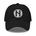 Hagalaz Rune Hat Viking Chaos Change Symbol Norse Embroidered Dad Cap Gothic Black Metal embroidered dad hat, product image 1