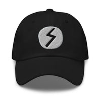 Sowilo Rune Hat Viking Sun Power Symbol Norse Embroidered Dad Cap Gothic Black Metal Adjustable embroidered dad hat, product image 1