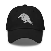 Raven embroidered dad hat, product image 1