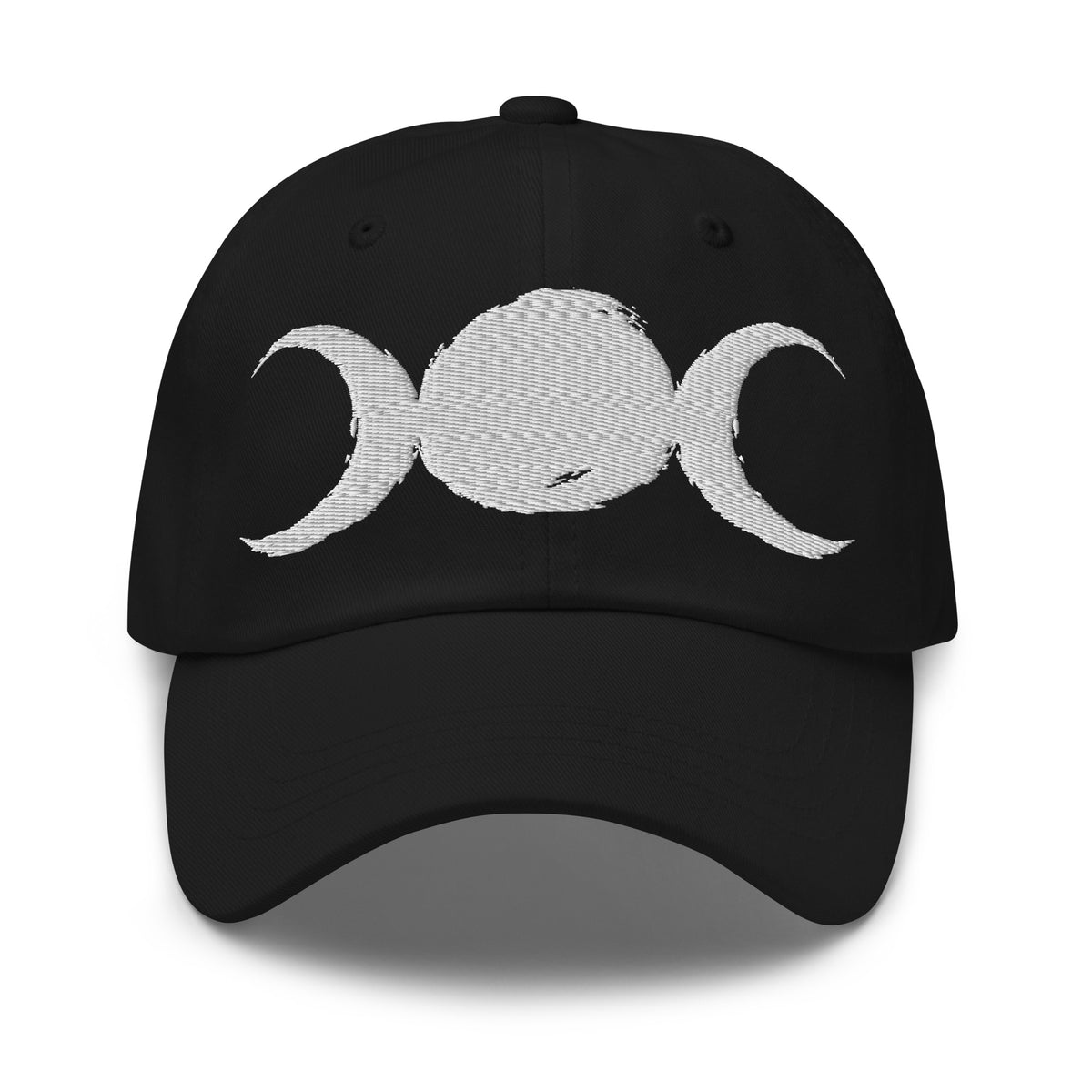 Triple Moon Goddess embroidered dad hat, product image 1