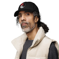 Triple Yin Yang Concept Chinese Symbol embroidered dad hat, product image 3