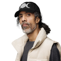 Triple Moon Goddess embroidered dad hat, product image 4