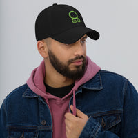 Green Viking Troll Cross Norse embroidered dad hat, product image 3