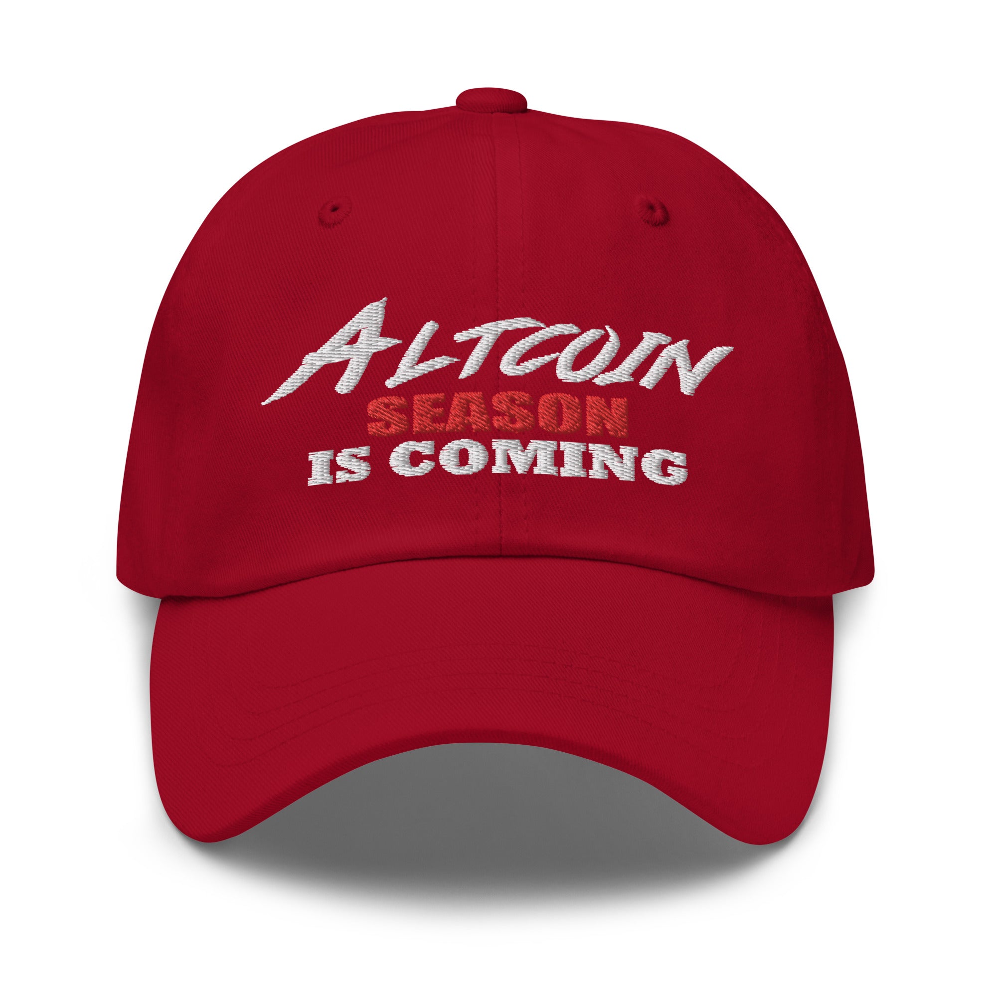 Altcoin Season Is Coming Crypto Bull Run Baseball Cap Dad hat