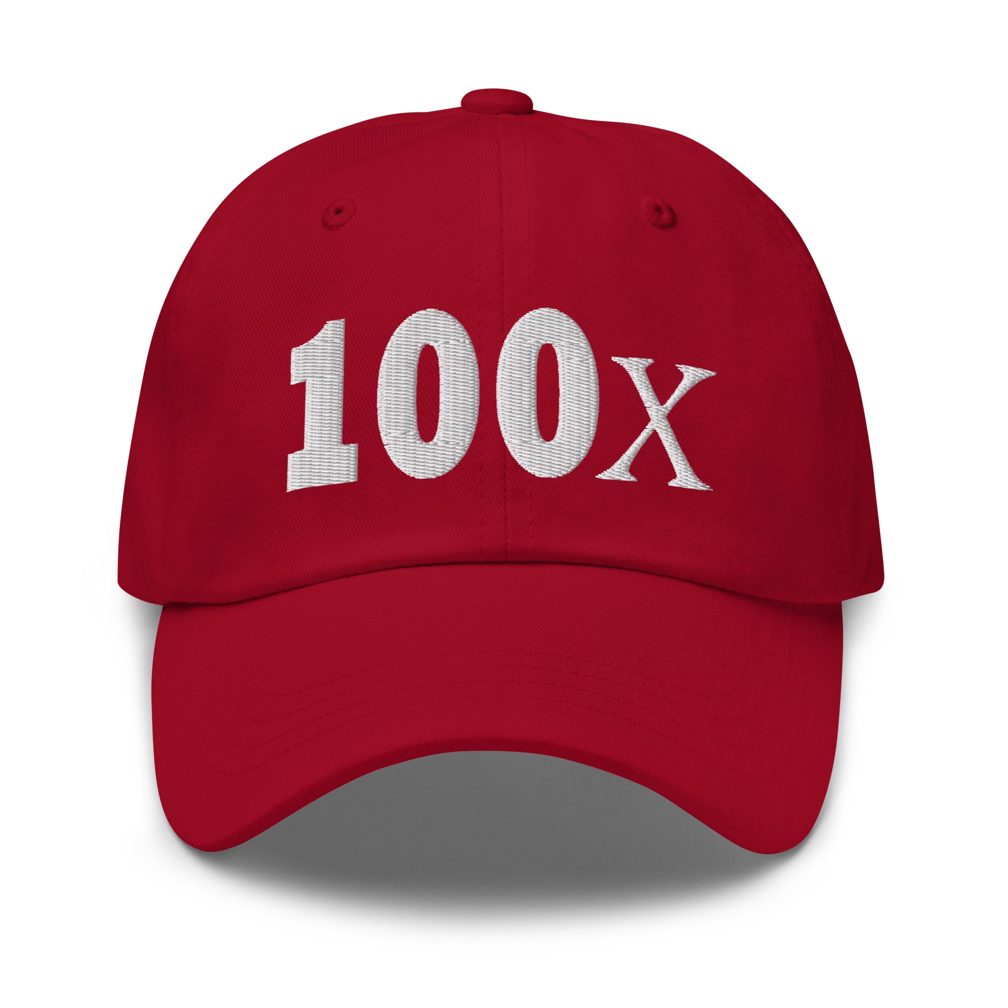 100x Hidden Gem Crypto Coin Bull Run Baseball Cap Dad hat