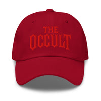 The Occult Red Supernatural embroidered dad hat, product image 5