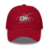 Black Widow Spider embroidered dad hat, product image 6
