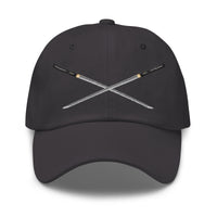 Dual Samurai Swords Anime Warrior embroidered dad hat, product image 1