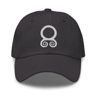 White Viking Troll Cross Norse embroidered dad hat, product image 7