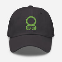 Green Viking Troll Cross Norse embroidered dad hat, product image 7
