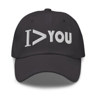 I Am Greater > Than You Sarcastic embroidered dad hat, product image 7