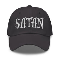 White Satan Pure Evil embroidered dad hat, product image 7