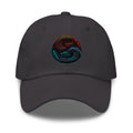 Yin Yang Dragon embroidered dad hat, product image 6