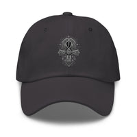 Occult Ankh Symbol embroidered dad hat, product image 6