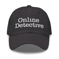 Online Detective embroidered dad hat, product image 7