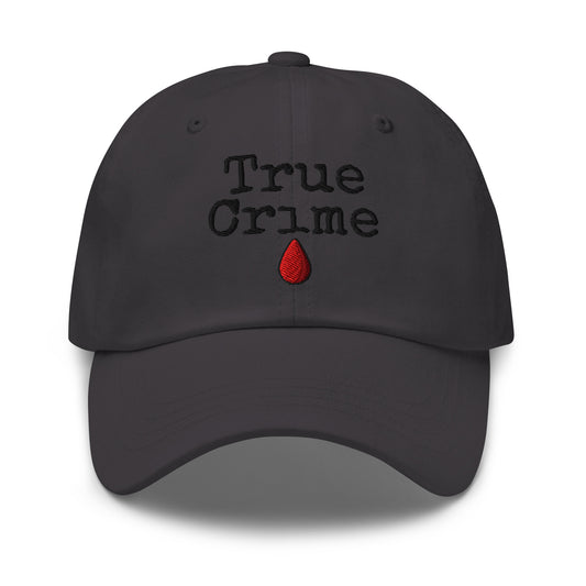 True Crime Blood Drop embroidered dad hat, product image 1