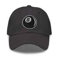 Eight – Ball Billiards embroidered dad hat, product image 6