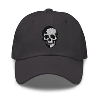 Skull embroidered dad hat, product image 8