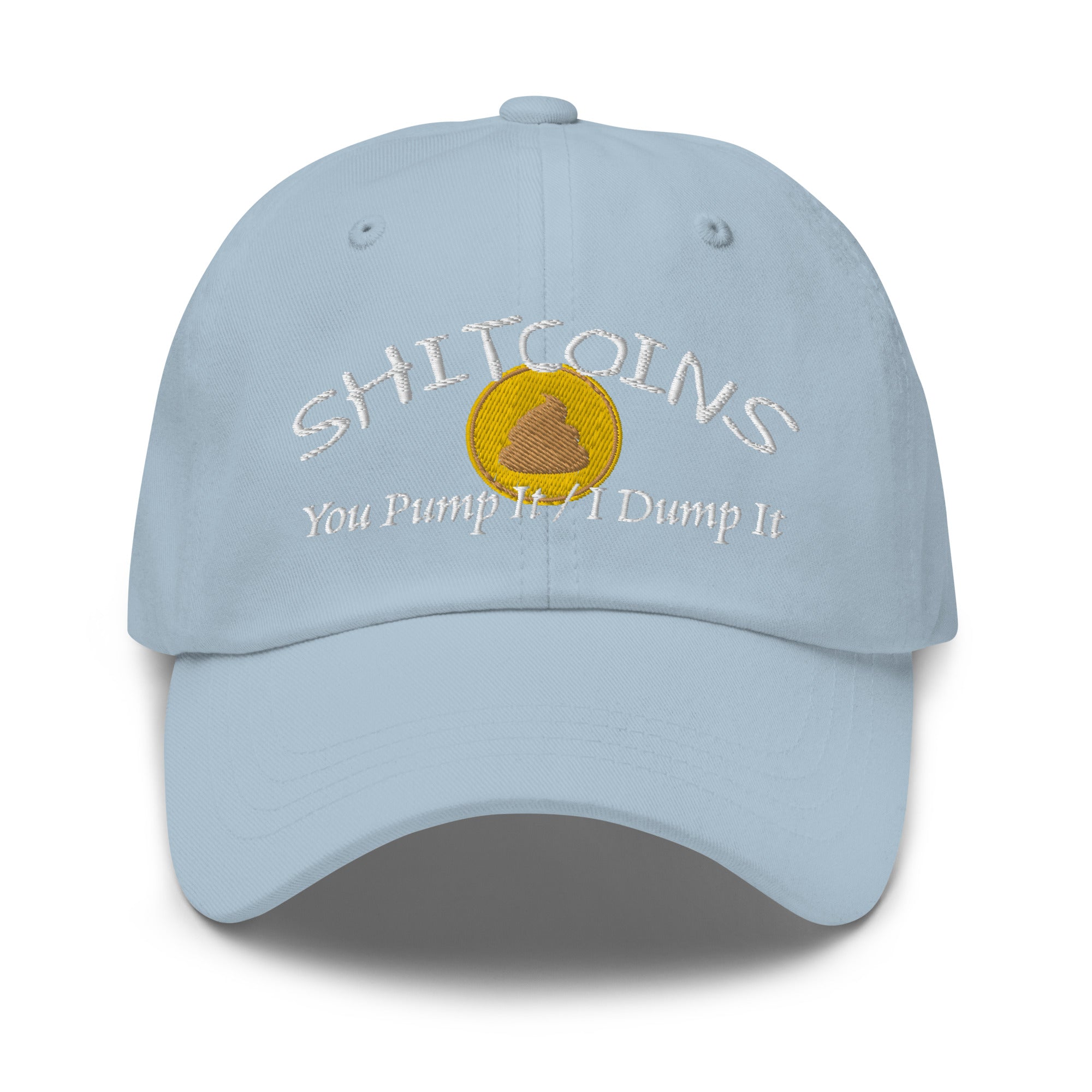 Shitcoins Pump and Dump Meme Coins Tokens Crypto Baseball Cap Dad hat