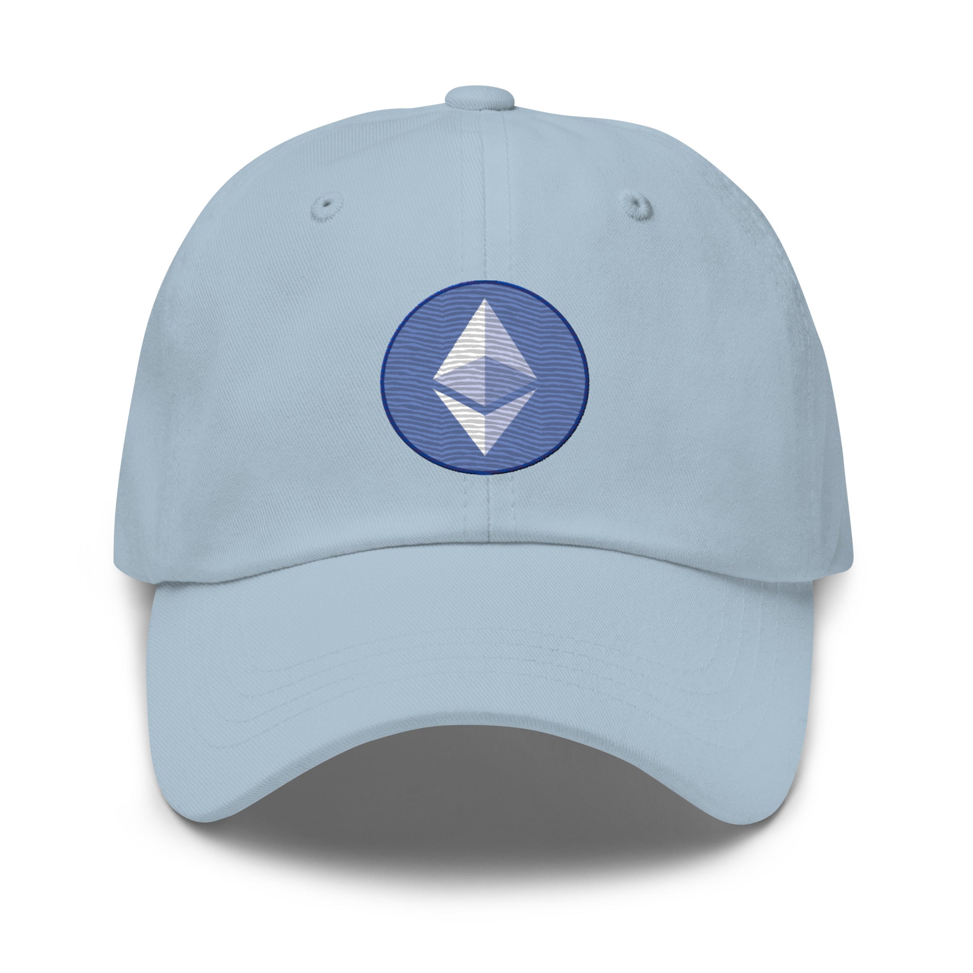 ETH Ethereum Round Logo Cryptocurrency Symbol Baseball Cap Dad hat