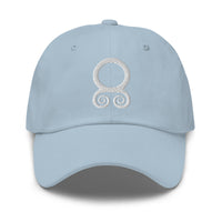 White Viking Troll Cross Norse embroidered dad hat, product image 9