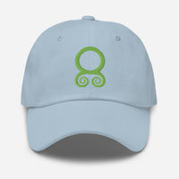 Green Viking Troll Cross Norse embroidered dad hat, product image 9