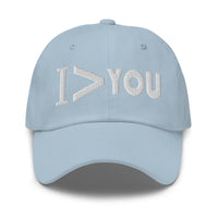 I Am Greater > Than You Sarcastic embroidered dad hat, product image 9