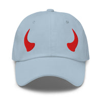 Red Devil Horns embroidered dad hat, product image 9