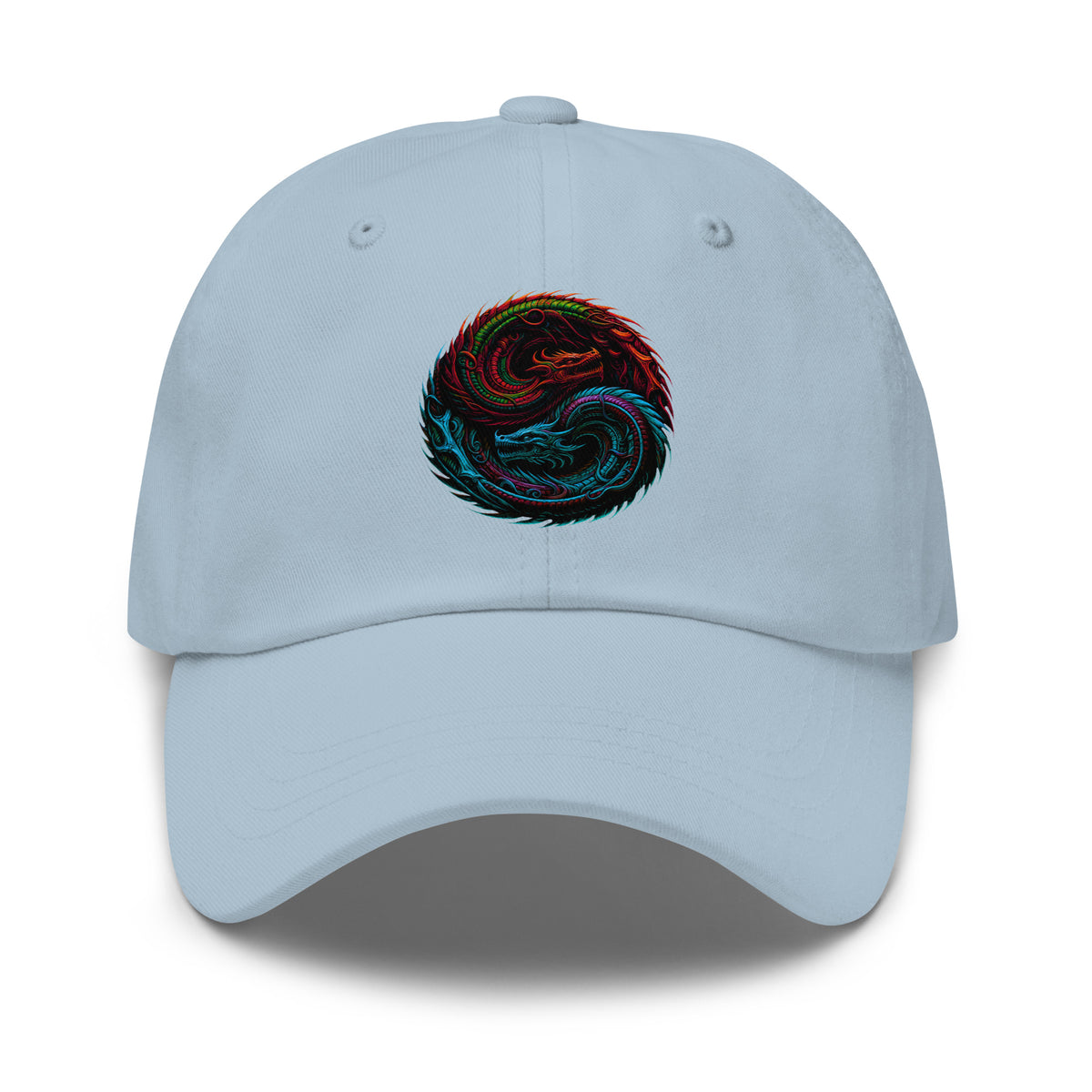 Yin Yang Dragon embroidered dad hat, product image 8