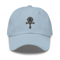 Occult Ankh Symbol embroidered dad hat, product image 8
