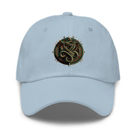 Ouroboros Snake embroidered dad hat, product image 8