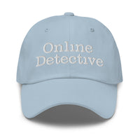 Online Detective embroidered dad hat, product image 2