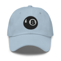 Black Ball Eight – Ball Billiards embroidered dad hat, product image 8