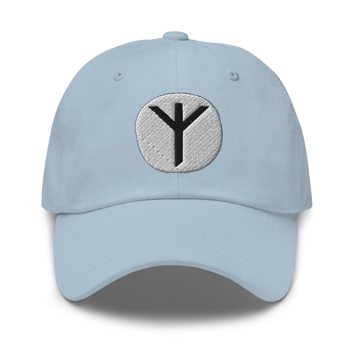 Algiz Rune Hat Viking Protection Symbol Norse Embroidered Dad Cap Gothic Renaissance Fair embroidered dad hat, product image 8