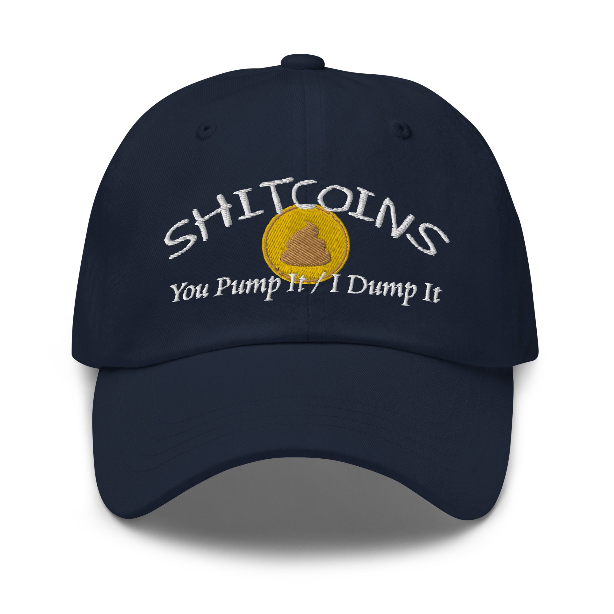 Shitcoins Pump and Dump Meme Coins Tokens Crypto Baseball Cap Dad hat