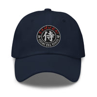 Samurai Honor the Sword Japanese Kanji Symbol embroidered dad hat, product image 2