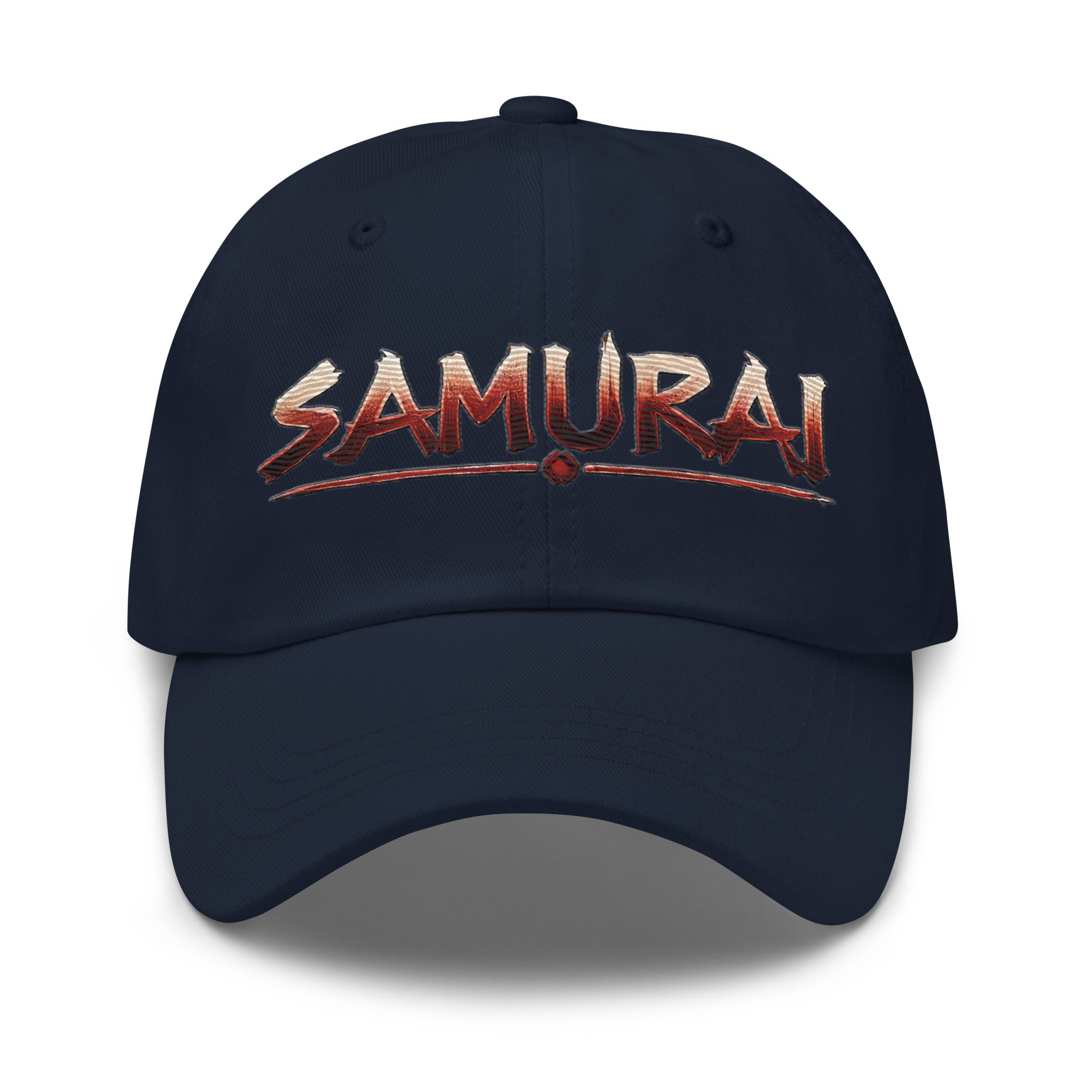 Anime Samurai Warrior Embroidered Baseball Cap Dad hat