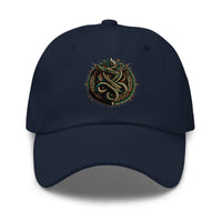 Ouroboros Snake embroidered dad hat, product image 4