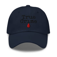 True Crime Blood Drop embroidered dad hat, product image 5